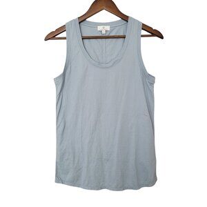 AG Adriano Goldschmied Cambria Fitted Tank Top Womens Size S Polar Sky NWT